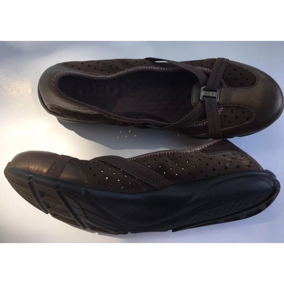 Privo Brown And Metallic Slip On Ballet Flats Size 8 M - Picture 4 of 8